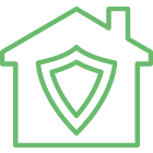 アイコン：家に盾